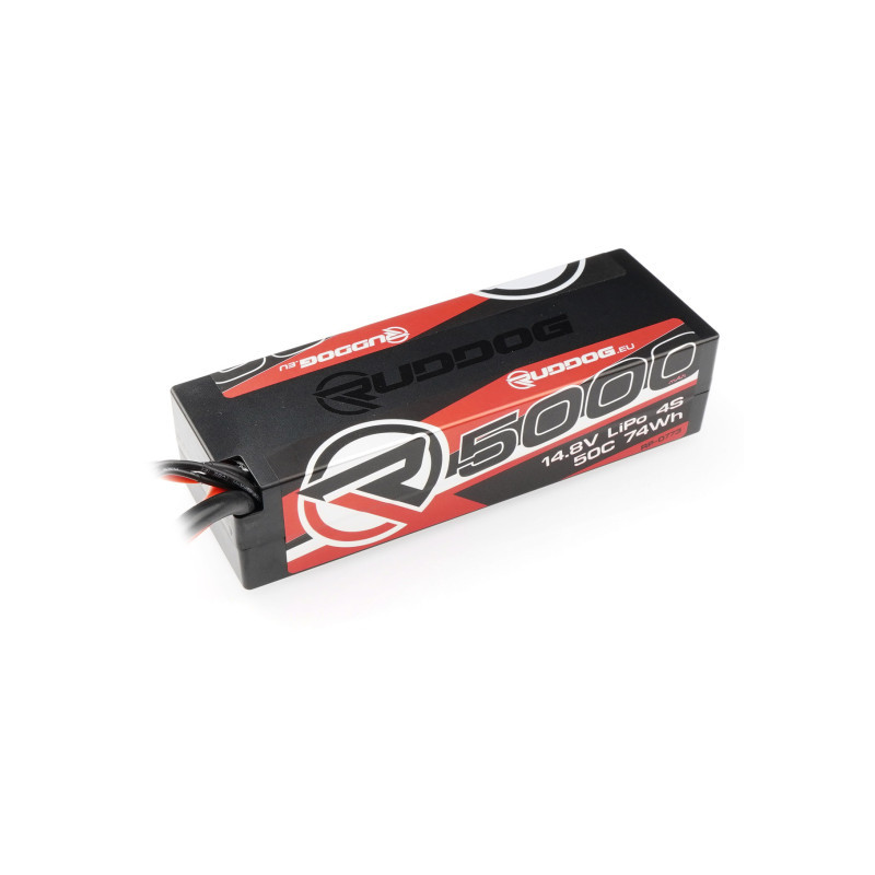 RUDDOG 5000mAh 50C 14.8V LiPo Stick Pack Battery with T-Plug