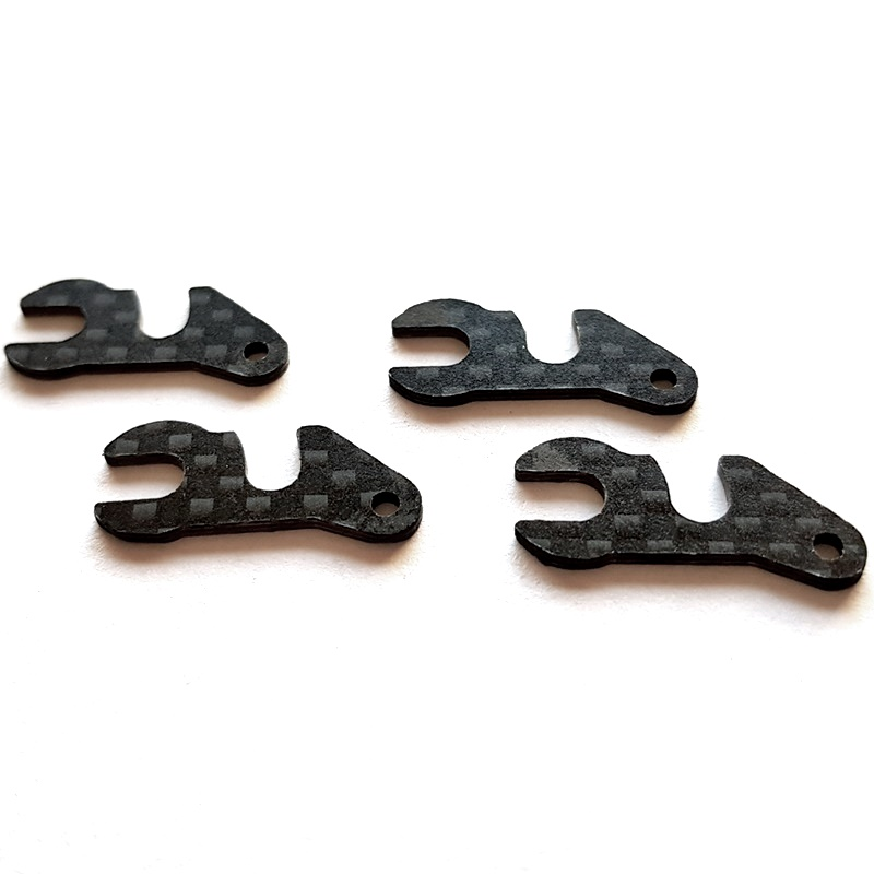 LAB C8 SR REAR CARBON PLATE BULKHEAD - 1MM - 4PCS