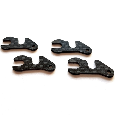 LAB C8 SR REAR CARBON PLATE BULKHEAD - 1MM - 4PCS