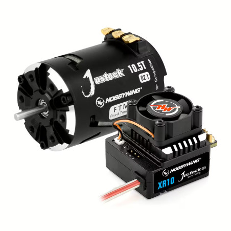 Hobbywing XERUN Justock Combo XR10 G3S ESC + 10.5T Brushless