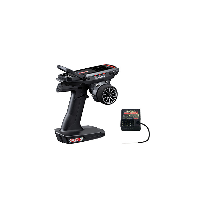 Sanwa M17S Radio + RX-493i Receiver & Preinstalled Battery