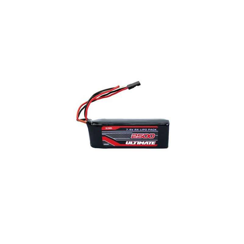 7.4v. 2500mAh LiPo