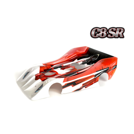 ONE BODYSHELL INFERNO LONG C8 SR PAN CAR